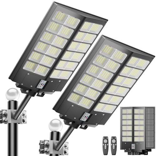2 Pack Solar Street Light (2 Count)