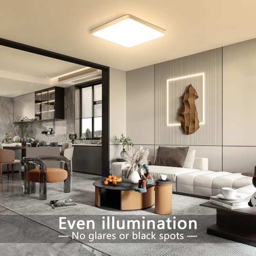 9Inch 18W Square LED Ceiling Light Fixtures Flush Mount