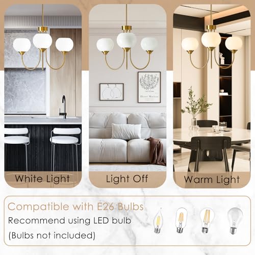 Mid Century Modern Globe Chandelier