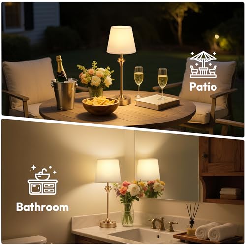10.2" Portables Cordless Table Lamp