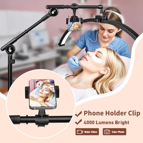 2026 Half Moon Eyelash Esthetician Light with 4