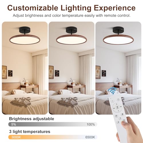 Nordic Semi Flush Ceiling Light