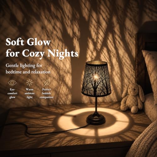 Mini Table Lamp Bedside Lamp Decorative Nightstand Lamp for Bedroom