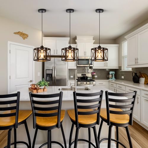 2 Pack Farmhouse Pendant Lights (2 Count)