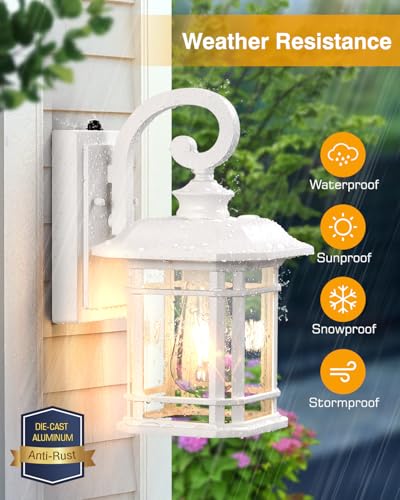 White Exterior Lighting Fixtures