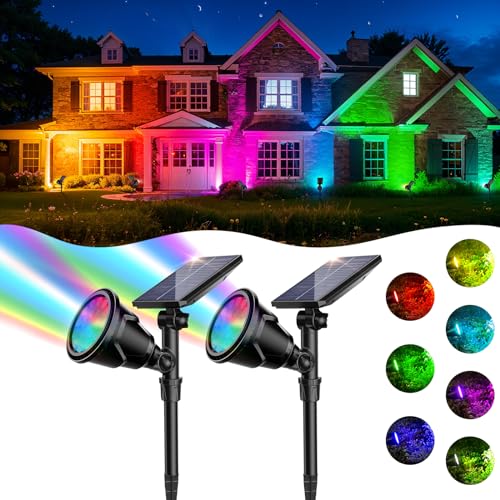Solar Spot Lights Outdoor (2 Count)