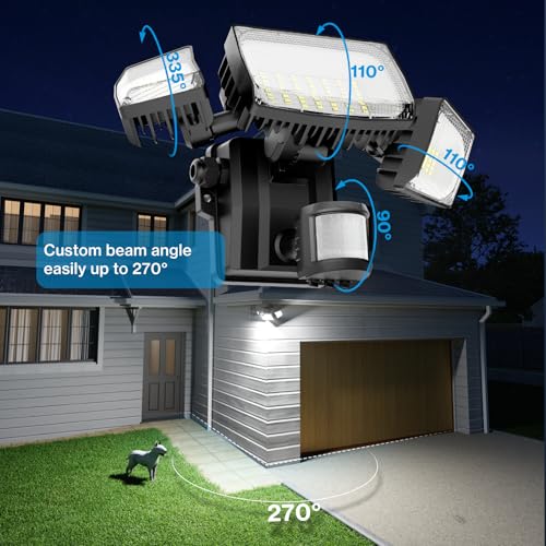 70W Motion Sensor Outdoor Light Plug in