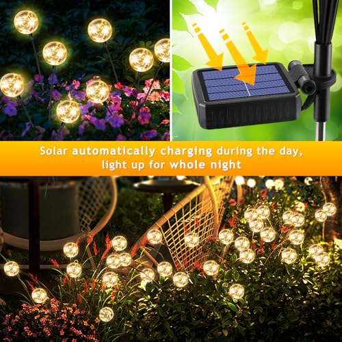 Solar Lights Outdoor Waterproof (4 Count)
