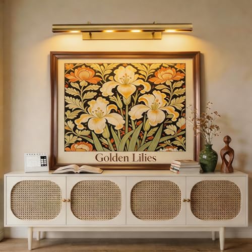 30 inch Picture Light Hardwired Brass Picture Light for Wal