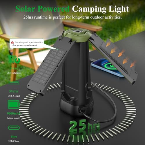 Rechargeable 9000mAh Telescopic Camping Light