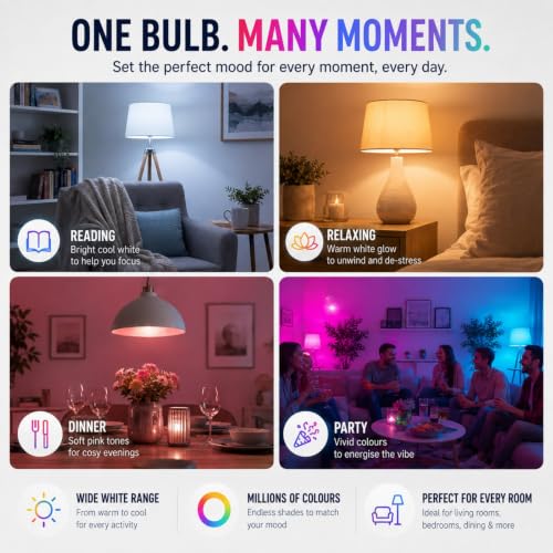 Smart Light Bulbs (2 Count)