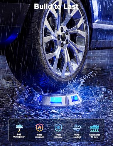 Solar Driveway Lights with Remote Control 12 Pack (12 Count)