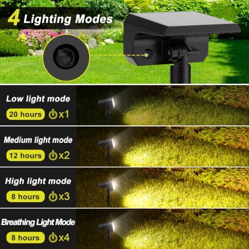 Solar Spot Lights Outdoor 8 Pack (8 Count)
