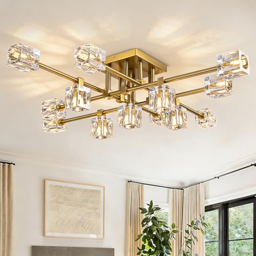 Modern Ceiling Light Fixture with 13