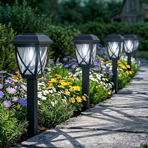 Solar Pathway Lights Outdoor 10 Pack (10 Count)