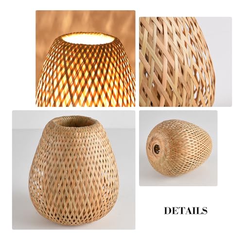 2 Pack Bamboo Lamp Shade (2 Count)