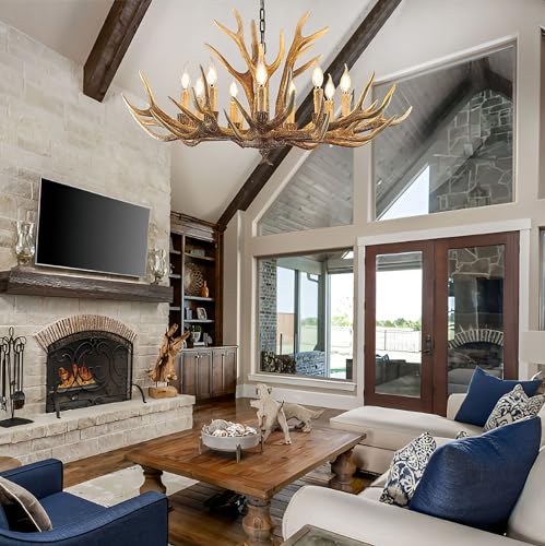 Rustic Antler Chandelier Lighting