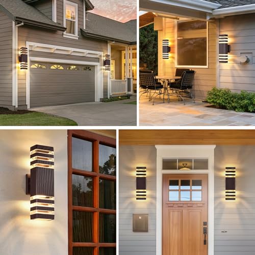 Up and Down Outdoor Wall Lights (2 Count)