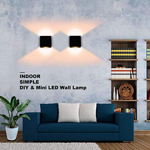 Small LED Wall Sconce Dimmable Up