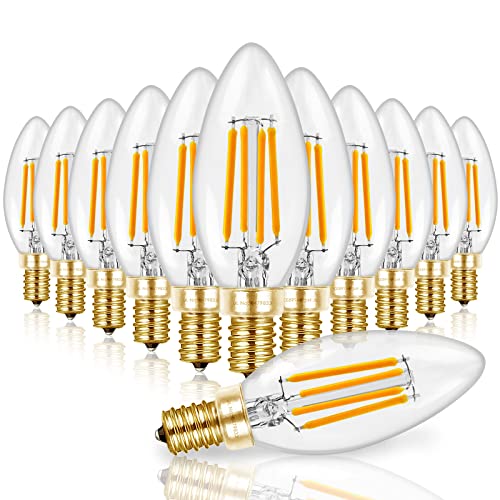 Candelabra Light Bulbs 60W Eq (12 Count)