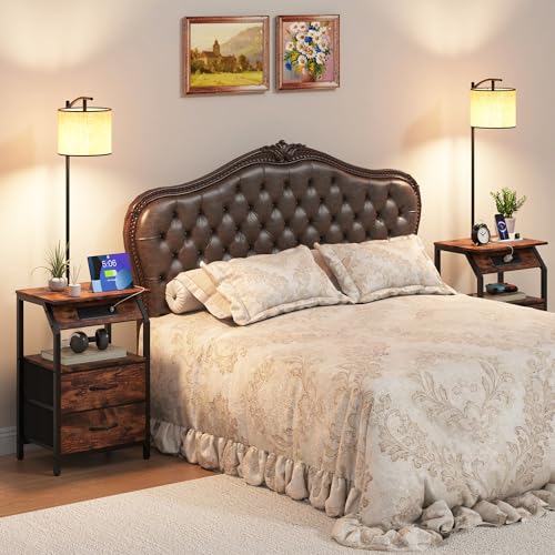 End Table with Floor Lamp