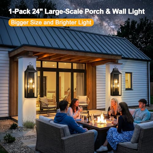 24" Extra Large Outdoor Wall Light
