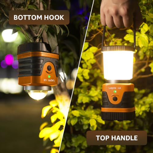 1000LM LED Camping Lantern Rechargeable with 4 Light Modes