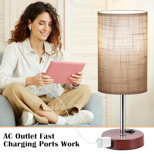 Bedside Table Lamp Set of 2 (2 Count)