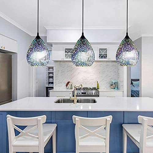 Modern 3D Pendant Lights Kitchen Island 1 Pack