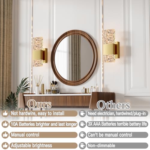 Battery Operated Wall Sconce