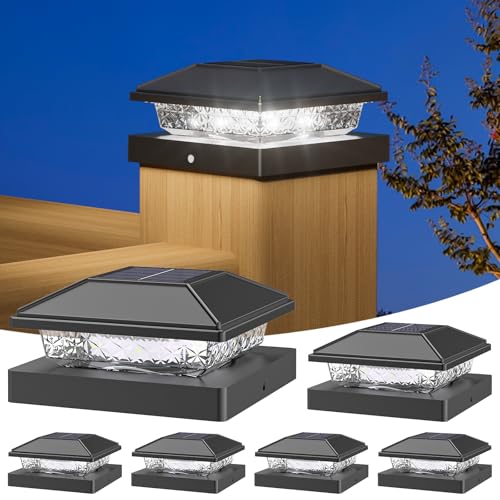 Solar Post Cap Lights (6 Count)