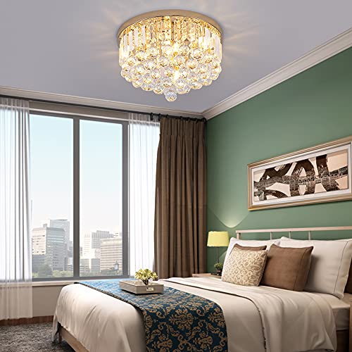 Mini Crystal Chandelier Ceiling Light