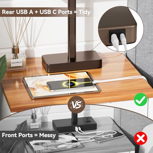 Touch Lamps for Bedroom Set of 2 (2 Count)