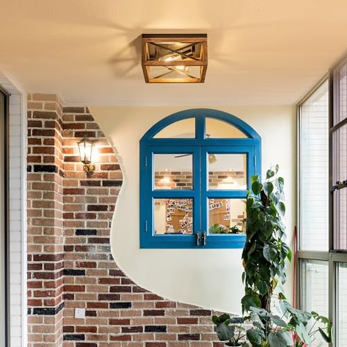 Flush Mount Ceiling Light Fixture for Kitchen Hallway