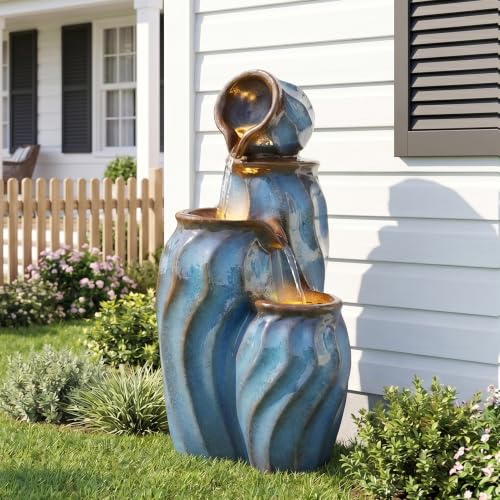29.5" Outdoor Garden Water Fountain