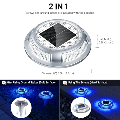 Solar Driveway Lights (12 Count)