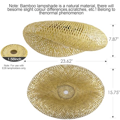 23.6" Bamboo Lamp Shade