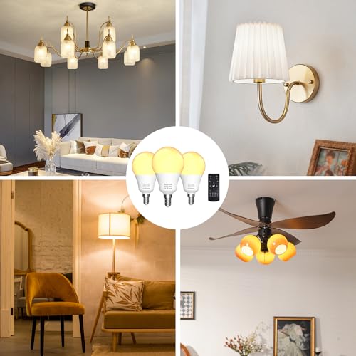 E12 LED Candelabra Light Bulbs 9W