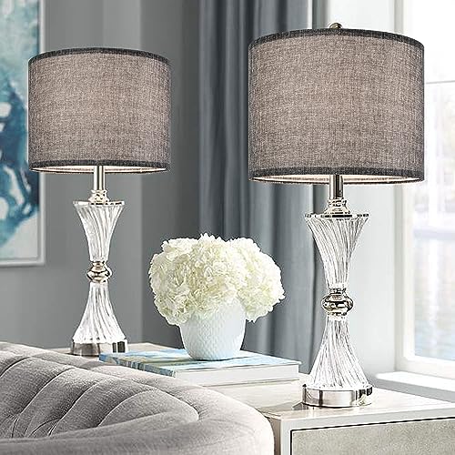 Gray Drum Lamp Shade