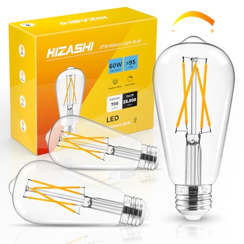 Edison Bulbs Dimmable (3 Count)