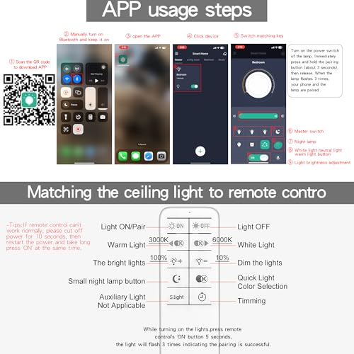 Flush Mount Modern Ceiling Light Black Led Modern Light Fixtures Ceiling Mount Lights 4 Rings Led Chandelier Lamp Fixture with Remote for Living Room Kitchen Dining Room Bedroom