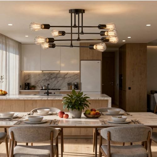 Modern Sputnik Chandelier Ceiling Light Fixtures