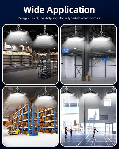 UFO LED High Bay Light 200W 6Pack 5000K 100