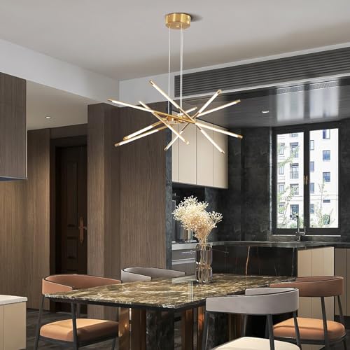 Modern Gold Chandelier