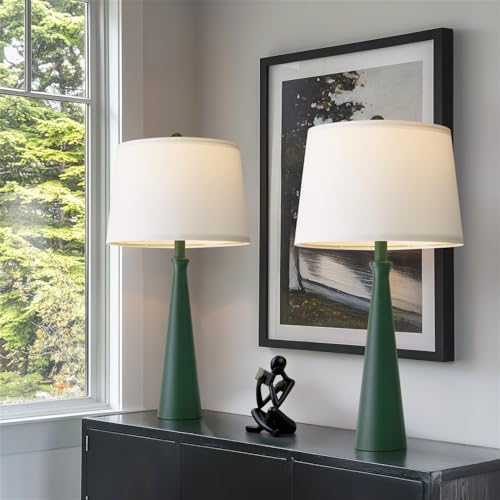 25.75" Modern Table Lamp for Bedroom Set of 2 (2 Count)