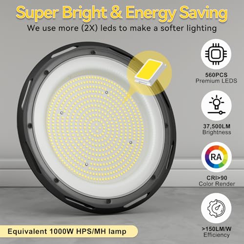 10 Pack 250W UFO LED High Bay Lights 37 (10 Count)