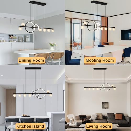 Modern Black Gold Chandeliers