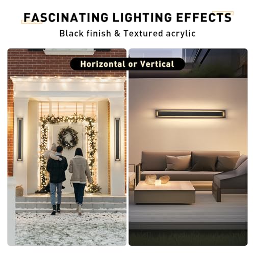 24 in Long Outdoor LED Wall Lights Exterior Lighting Fixtures