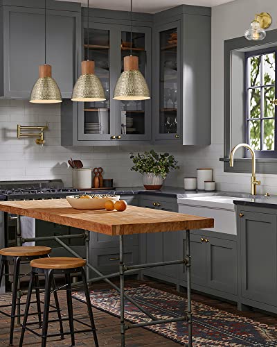 Hammered Pendant Lights for Kitchen Island (3 Count)