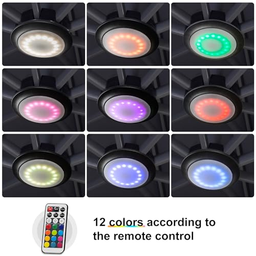 Patio Umbrella Light with Remote Control for Outdoor Use